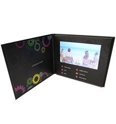 A5 Hard Cover Video Brochure
